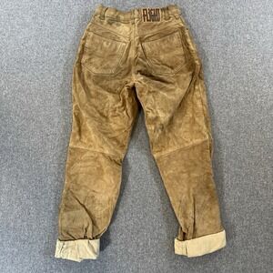 Vintage‎ Fly By Pablo Genuine Leather Pants Womens 7/8 Brown Suede Canada